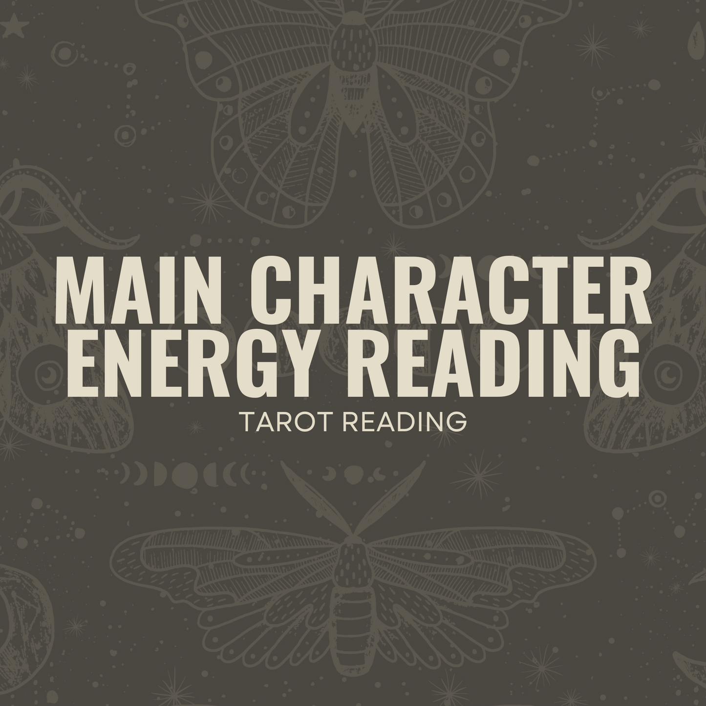 Main Character Energy Reading